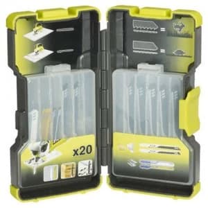 Ryobi 20 Piece Metal and Wood Cutting Jigsaw Blade Set