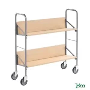 Slingsby Archive/Book Trolley With Beech Shelves. L x W x H 900 x 300 x 920MM