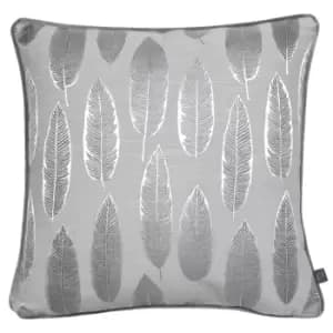 Prestigious Textiles Quill Cushion Cover (One Size) (Silver)