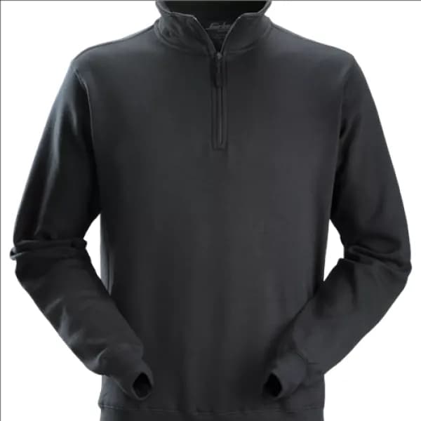 Snickers 1/2 Zip Sweatshirt - Black - L