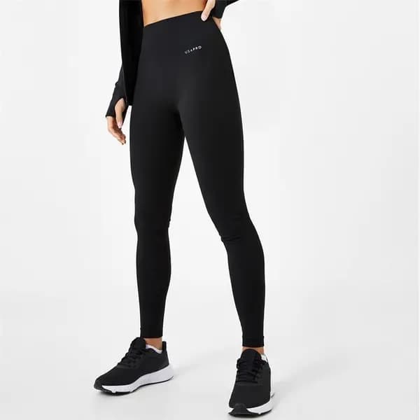 USA Pro Core High Rise Seamless Leggings - Black 6