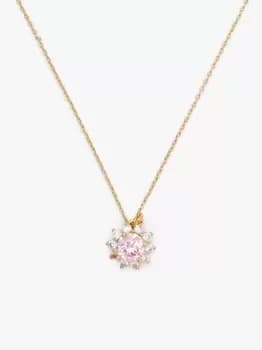 Sunny Halo Pendant - Light Rose. - One Size