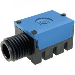 6.35mm audio jack Socket horizontal mount Number of pins 3 Stereo Blue Cliff FC67810