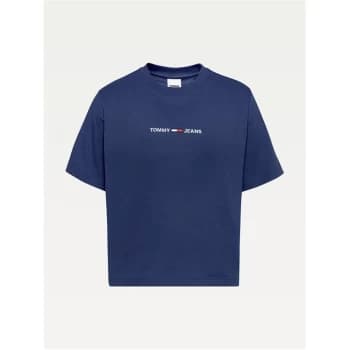 Tommy Jeans Tommy Jeans Linear Logo T Shirt - TWILGHT NVY C87