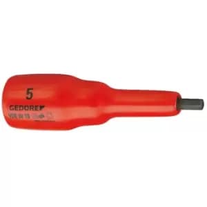 Gedore VDE Screwdriver bit socket 1/2" in-hex 5 mm