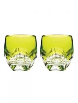 Waterford Mixology Neon Lime Tumbler Set of 2