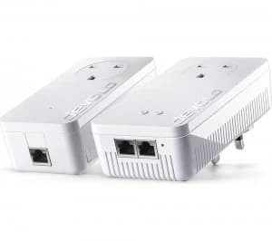 Devolo dLAN 1200 Wireless Powerline Adapter Kit Twin Pack