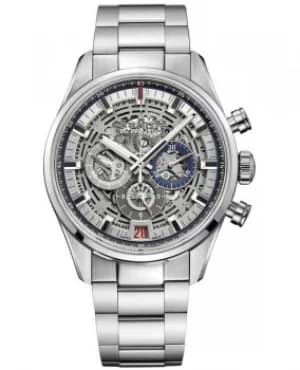 Zenith Chronomaster El Primero Full Open Stainless Steel Mens Watch 03.2081.400/78.M2040 03.2081.400/78.M2040