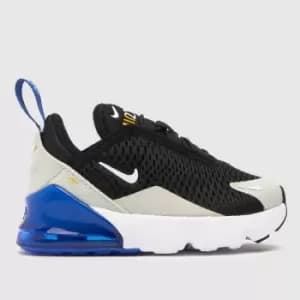 Nike Black & Grey Air Max 270 Boys Toddler Trainers