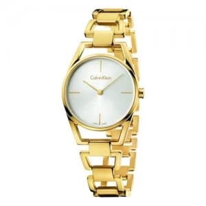 Calvin Klein Ladies Dainty Gold Plated Watch - K7L23546