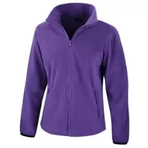 Result Womens/Ladies Core Fashion Fit Fleece Top (2XL) (Purple)