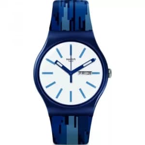 Mens Swatch Fiammablu Watch