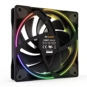 be quiet! Light Wings 120mm ARGB PWM High Speed Fan Black