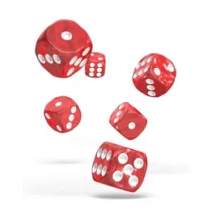Oakie Doakie Dice D6 (Marble Red)