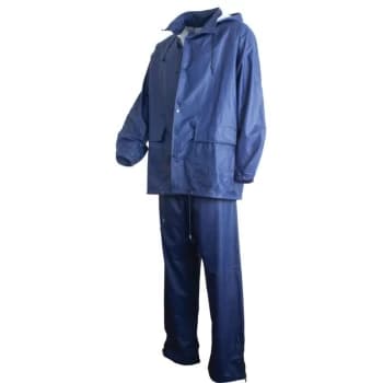 2 Piece Rainsuit, Navy (2XL) - Sitesafe