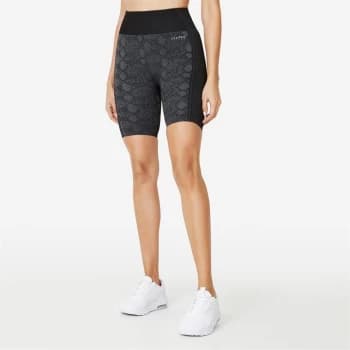 USA Pro Seamless Longline Cycling Shorts - Charc/Snake