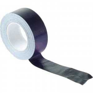 Faithfull Duct Tape Black 50mm 50m