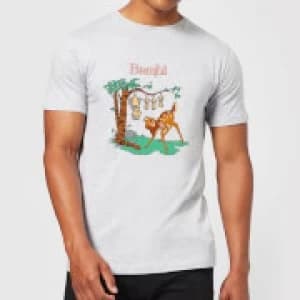 Disney Bambi Tilted Up Mens T-Shirt - Grey - 3XL