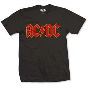 AC/DC - Logo Unisex Large T-Shirt - Black