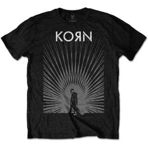 Korn - Radiate Glow Mens Large T-Shirt - Black