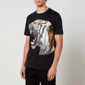 HUGO Digre Cotton-Jersey T-Shirt - L