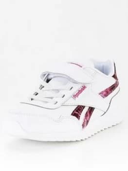 Reebok Royal Classic Jogger 3.0 1V Girls On Mars Childrens Trainers - White/Pink