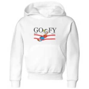 Disney Goofy By Nature Kids Hoodie - White - 11-12 Years