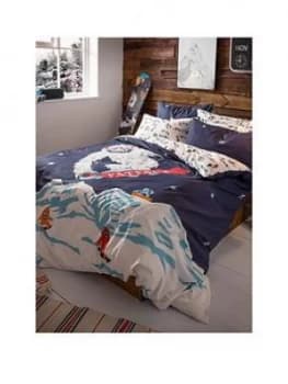 Fat Face Yeti 100% Cotton Duvet Cover, Multi, Size Double