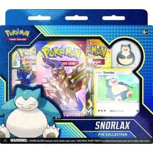 Pokemon TCG: Snorlax and Morpeko Pin Collection - One At Random