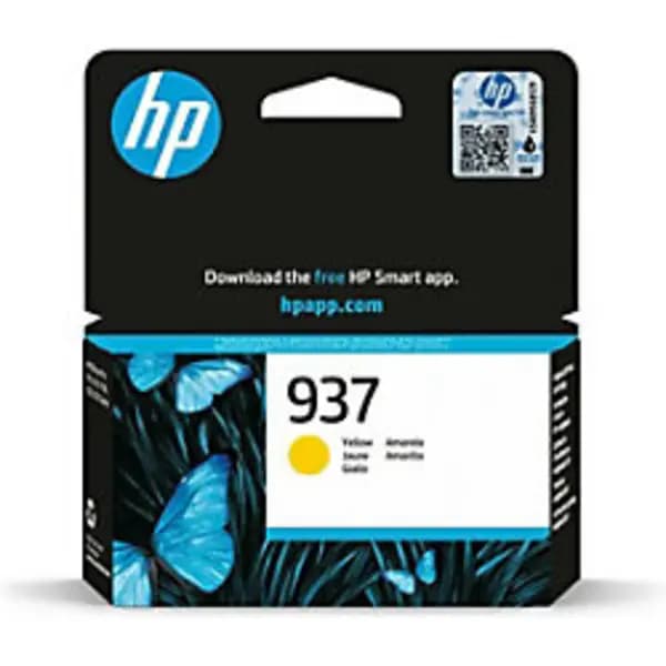 HP 937 Yellow Original Ink Cartridge 4S6W4NE