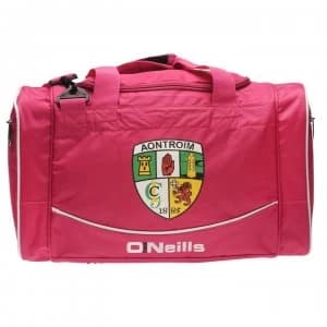 ONeills Antrim GAA Ladies Holdall - Pink