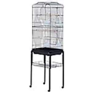 PawHut Bird Cage Black 370 mm x 475mm x 1530 mm