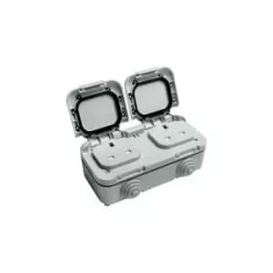 Timeguard TPS201 Economy Outdoor Twin Gang Socket