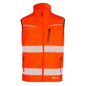 Click Workwear Deltic Hi-vis Gilet Orange 4XL