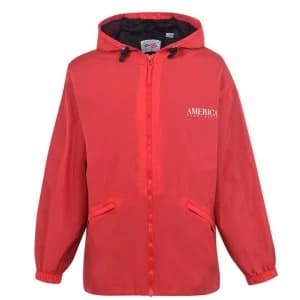 Perry Ellis Nylon Anorak - 620 Poppy Red