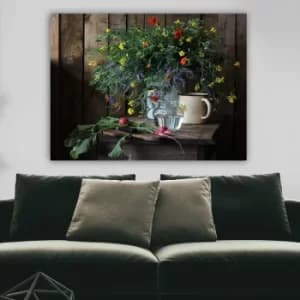 244974556_70100 Multicolor Decorative Canvas Painting