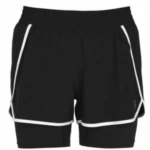 New Balance 2 in 1 Shorts Ladies - Black