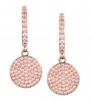 Kate Spade New York Shine On Pave Drop Earrings Pink