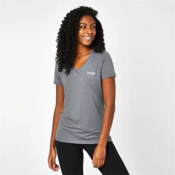 Everlast V Neck Mesh T-Shirt - Grey