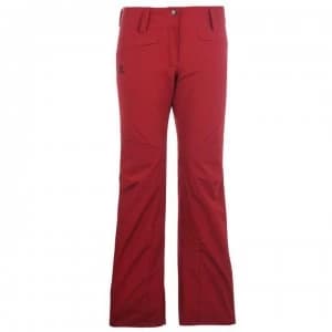 Salomon Rise Ski Pants Ladies - Coral Heat