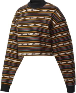 Reebok CL Camp Stripe Crew Sweatshirt multicolour