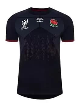 Umbro Mens England WC Alternate Replica Short Sleeved Jersey, Navy Size M Men