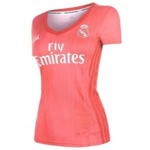 adidas Real Madrid Third Shirt 2018 2019 Ladies - Red