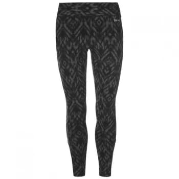 USA Pro Mid Rise Leggings - Charc Ikat