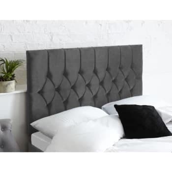 Boutique Headboard, Steel - Headboard Size Double (135x190) - Catherine Lansfield