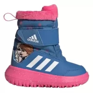 adidas x Disney Winterplay Frozen Boots Kids - Focus Blue / Cloud White / Pul