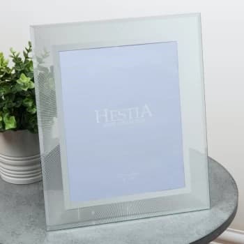 Mirror Glass Starburst Photo Frame 8x10