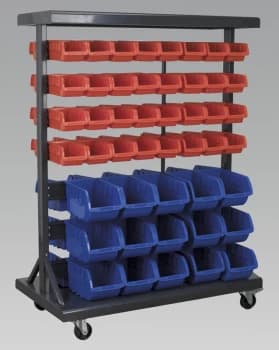Sealey TPS94 Mobile Bin Storage System with 94 Bins