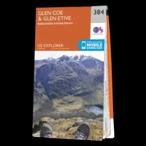 Map of Glen Coe & Glen Etive