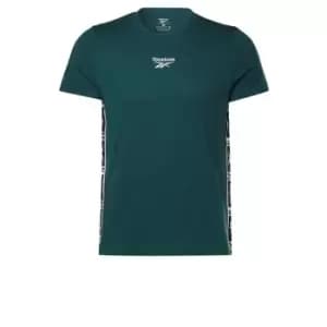 Reebok Identity Tape T-Shirt Mens - Green